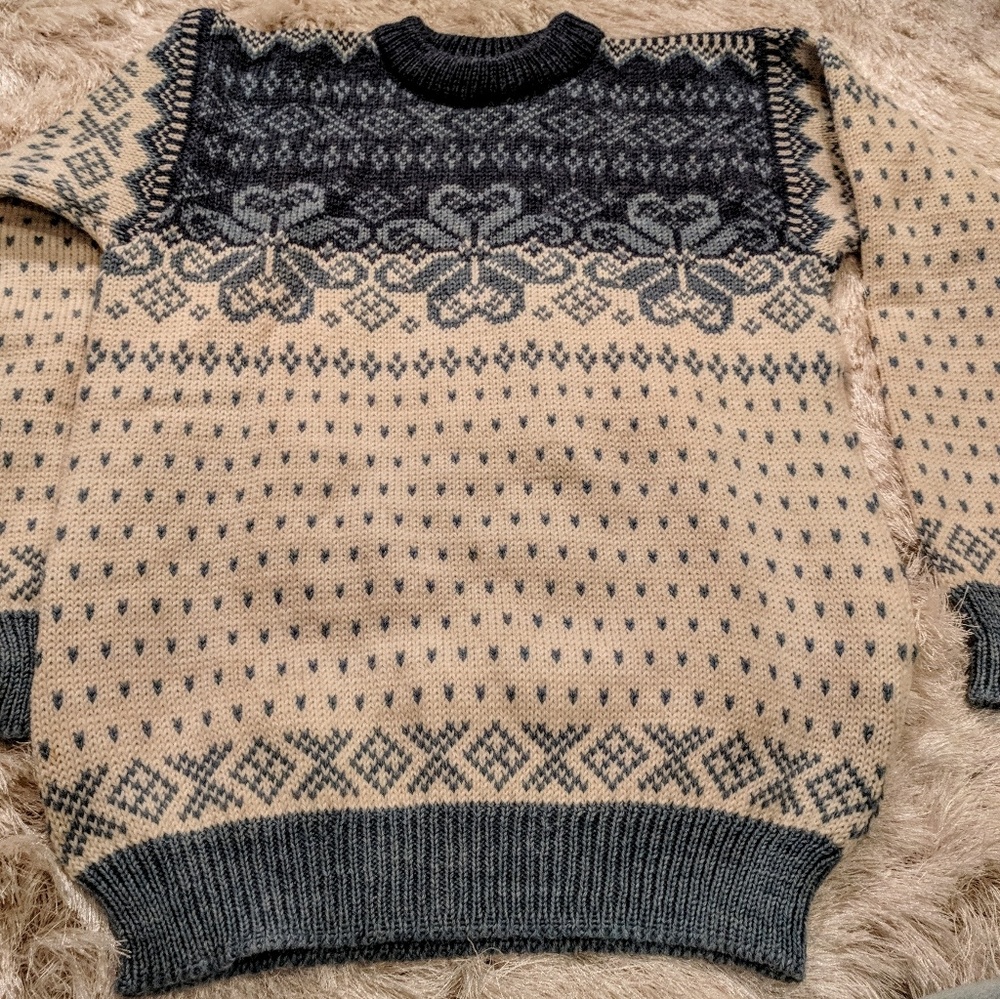 Norwegian Hand Knit Sweater
